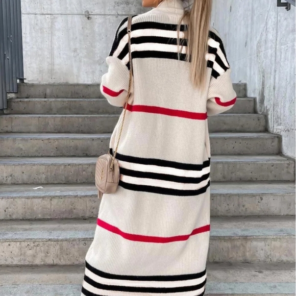 Oversize long sleeve cardigan - Picture 5 of 9